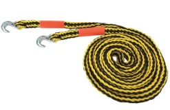 Pro Grip Tow Rope With Hooks 17ft. L, 3/4" 8500 Lb. Polypropylene, Steel Yellow Blk