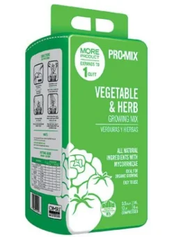 Pro Mix Compressed Mini Bale Vegetable And Herb Growing Mix