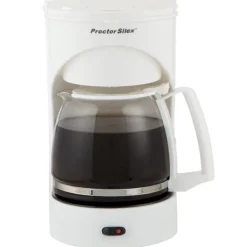 Proctor Silex 12 cups White Coffee Maker