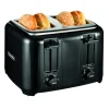 Proctor Silex Plastic Black 4 slot Toaster 8 in. H x 12.25 in. W x 11.31 in. D