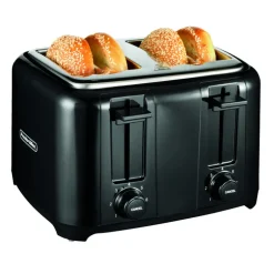 Proctor Silex Plastic Black 4 slot Toaster 8 in. H x 12.25 in. W x 11.31 in. D