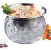 Prodyne Stainless Steel chip and dip bowl Bowl and Dip Cup on Ice 1 pk