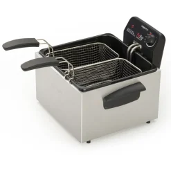 ProFry Deep Fryer, Dual-Basket, Stainless Steel