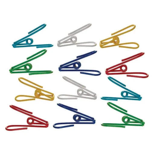 Progressive Prepworks 1-1/4 in. W x 2-1/4 in. L Assorted Colors PVC Wire Clips