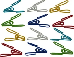 Progressive Prepworks 1-1/4 in. W x 2-1/4 in. L Assorted Colors PVC Wire Clips