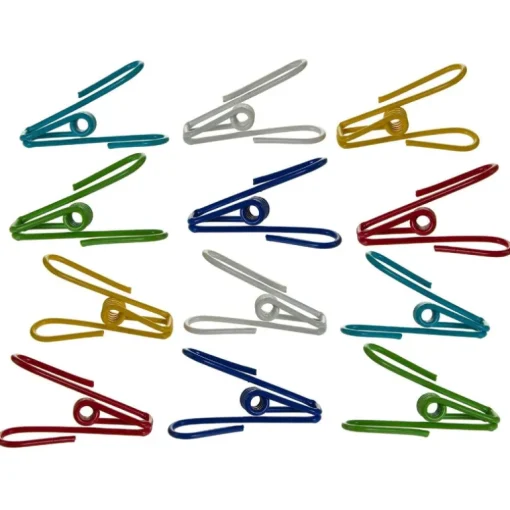 Progressive Prepworks 1-1/4 in. W x 2-1/4 in. L Assorted Colors PVC Wire Clips