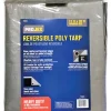Projex 12 ft. W X 20 ft. L Heavy Duty Polyethylene Reversible Tarp Black/Silver