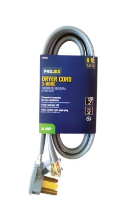 Projex 10/3 SRDT 6 ft. L Dryer Cord