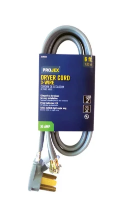 Projex 10/3 SRDT 6 ft. L Dryer Cord