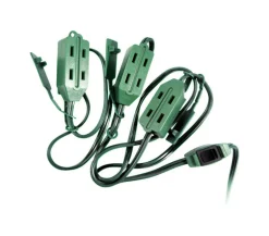 Projex Christmas Tree 15 ft. L Green Extension Cord 18/2