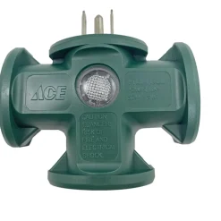 Projex Grounded 3 outlets Triple Tap Adapter 1 pk