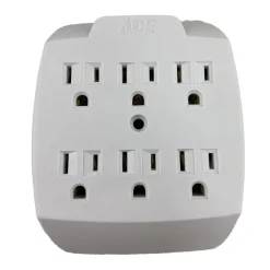Projex Grounded 6 outlets Adapter 1 pk