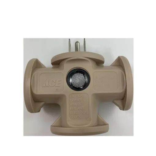 Projex Grounded 3 outlets Triple Tap Adapter 1 pk