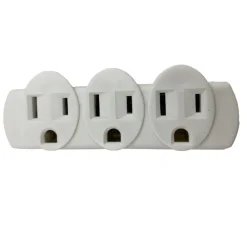 Projex Grounded 3 outlets Adapter 1 pk