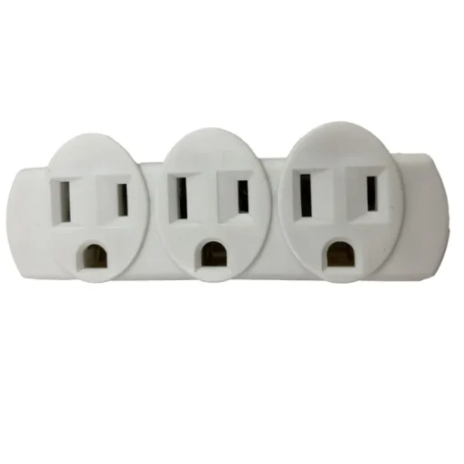 Projex Grounded 3 outlets Adapter 1 pk