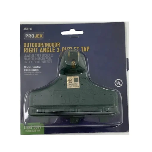 Projex Grounded 3 outlets Adapter 1 pk