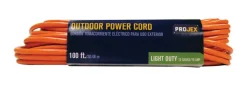 Projex Indoor or Outdoor 100 ft. L Orange Extension Cord 16/3 SJTW