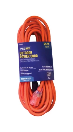 Projex Indoor or Outdoor 25 ft. L Orange Extension Cord 14/3 SJTW