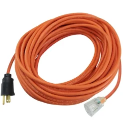 Projex Indoor or Outdoor 100 ft. L Orange Extension Cord 12/3 SJTW