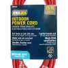 Projex Indoor or Outdoor 25 ft. L Red Extension Cord 14/3 SJTOW