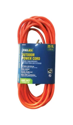 Projex Outdoor 25 ft. L Orange Extension Cord 16/3 SJTW