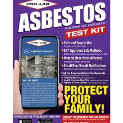 Pro-Lab Clamshell Easy to Use Detects Indoor Hazardous Asbestos Test Kit