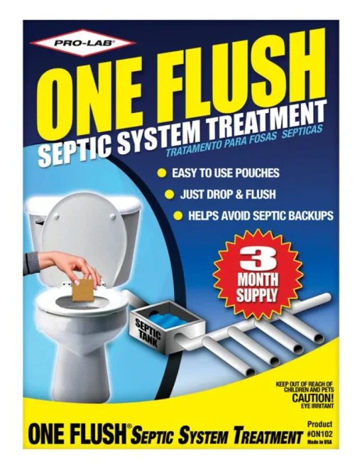 Pro-Lab One Flush No Scent Septic & Plumbing Treatment 8 oz Stick