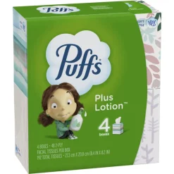 PUFFS+LOTION 4PK (Pack of 6)