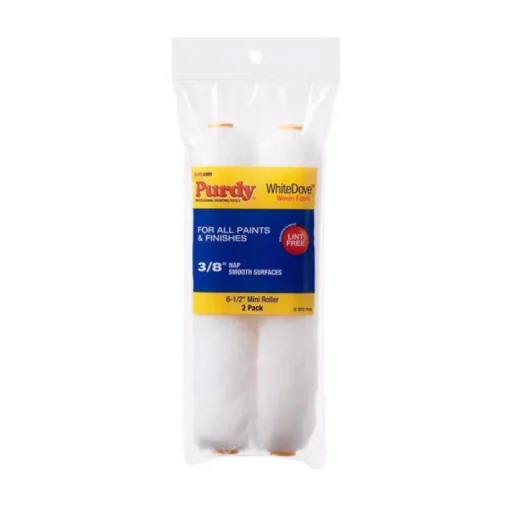 Purdy 140605062 3/8" White Dove Purdy Mini Roller Cover 2 Count