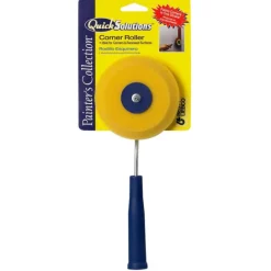 Purdy Quick Solutions Foam Jumbo Mini Corner Recessed Surface Paint Roller 8.8 Dia. x 4 W in.