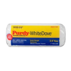Purdy White Dove Woven Fabric 7 in. W X 3/4 in. Paint Roller Cover 1 pk