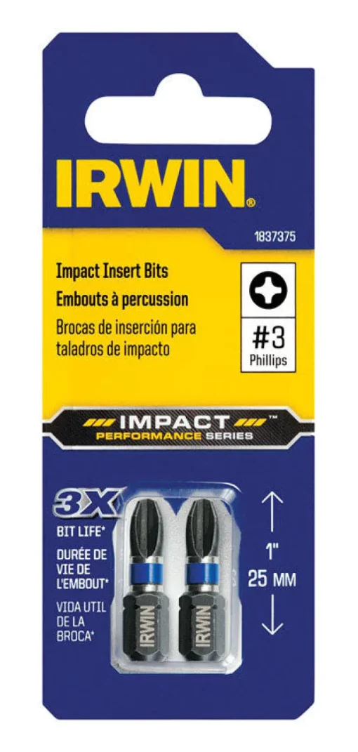 PWR BT IMPCT #3PH X 1"L