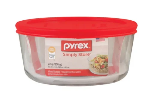 Pyrex 4 cup Food Storage Container Clear (Pack of 4)