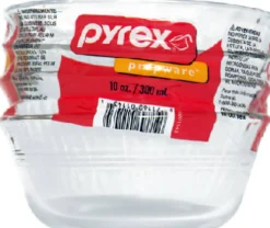 Pyrex 4.88 in. W x 4.88 in. L Custard Cups Clear