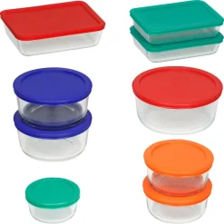 Pyrex Clear Food Storage Container Set 9 pk