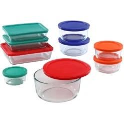 Pyrex Clear Food Storage Container Set 9 pk