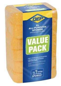 QEP Heavy Duty Sponge For All Purpose 7-1/2 in. L 6 pk