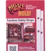 Quake Hold Ready America Nylon Self Adhesive Furniture Strap White Assorted 1 in. W X 15 in. L 2 pk