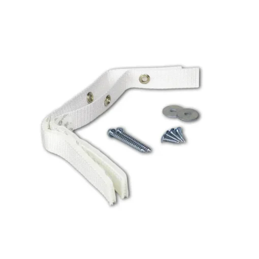 Quake Hold Ready America Nylon Self Adhesive Furniture Strap White Assorted 1 in. W X 15 in. L 2 pk