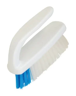 Quickie 4 in. W Soft Bristle 4 in. Plastic Handle Scrub Brush