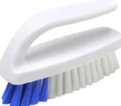 Quickie 4 in. W Soft Bristle 4 in. Plastic Handle Scrub Brush