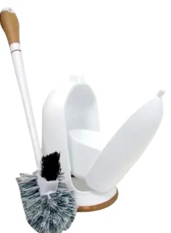 Quickie Home Pro 3.5 In. W Plastic/Rubber Brush And Caddy