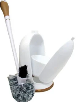 Quickie Home Pro 3.5 In. W Plastic/Rubber Brush And Caddy