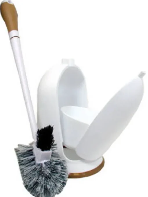 Quickie Home Pro 3.5 In. W Plastic/Rubber Brush And Caddy