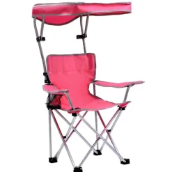 QuikChair Pink Canopy Kid's Folding Chair