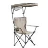 QuikChair Taupe Canopy Folding Quad Chair