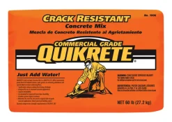 Quikrete Crack Resistant Concrete Mix 60 lb Gray