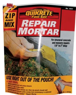Quikrete Gray Cement Base High Strength Polymer-Modified Fast Set Repair Mortar 3 lbs.