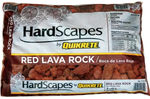 Quikrete HardScapes Red Medium Lava Rock Decorative Stone 0.5 cu. ft. Coverage