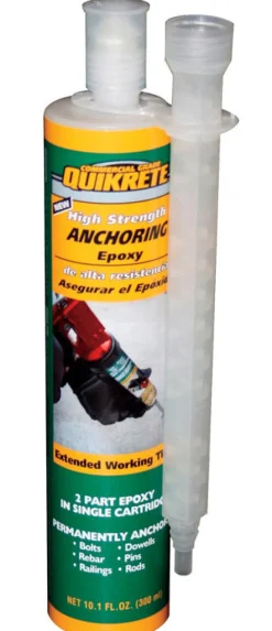 Quikrete High Strength Epoxy Gray Epoxy 8.6 oz